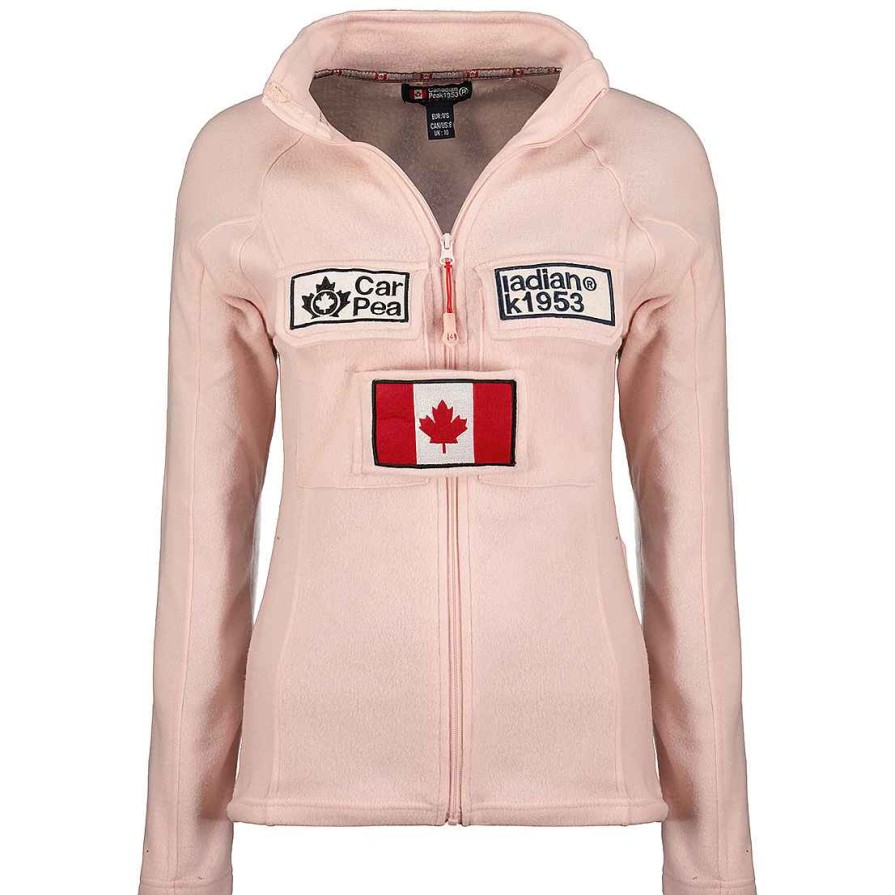 Femme Canadian Peak Polaire | Tantouneak Fz Pink Rm Lady 235