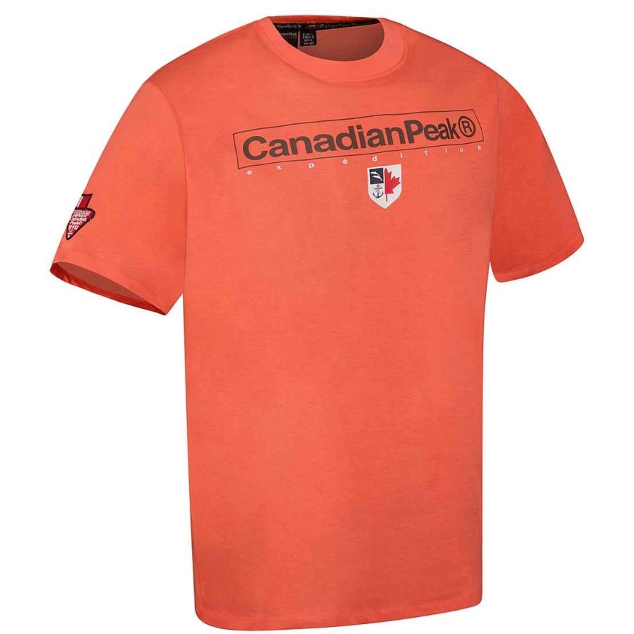 Homme Canadian Peak T-Shirt | Jotruneak Corail Rm Men 249