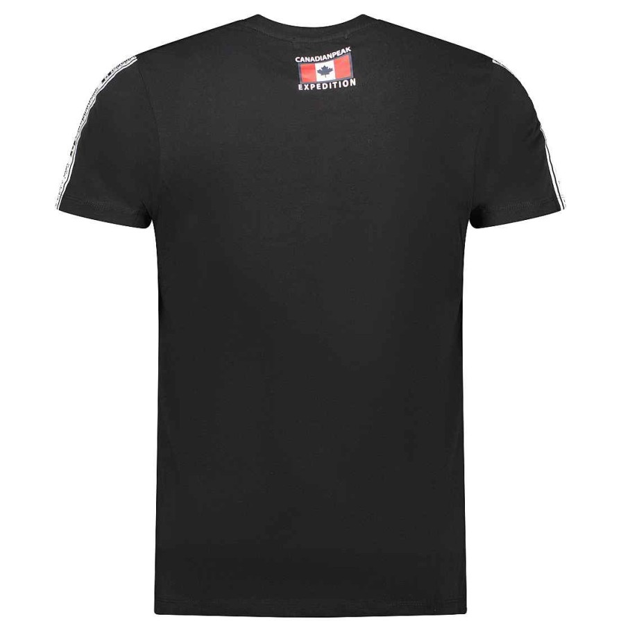 Homme Canadian Peak T-Shirt | Javengeak Black Rm Men 249