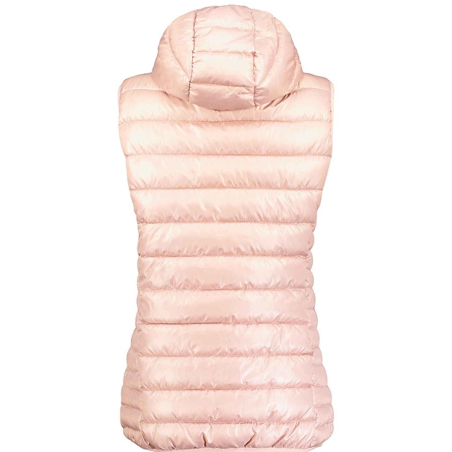 Femme Canadian Peak Gilet | Annemai Vest Hood Mt Old Pink Lady 096