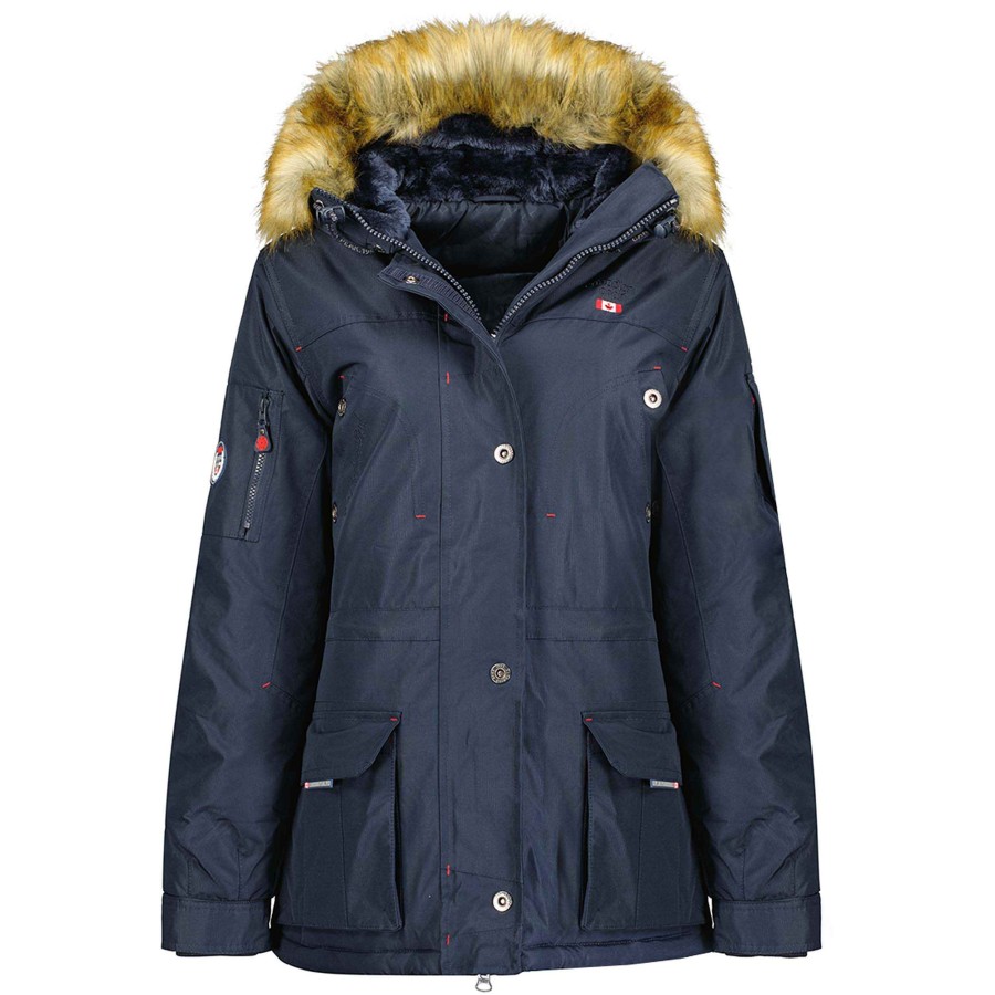 Femme Canadian Peak Parka | Acheak Rm Navy Lady 054