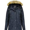 Femme Canadian Peak Parka | Acheak Navy Cp Rm Lady 068