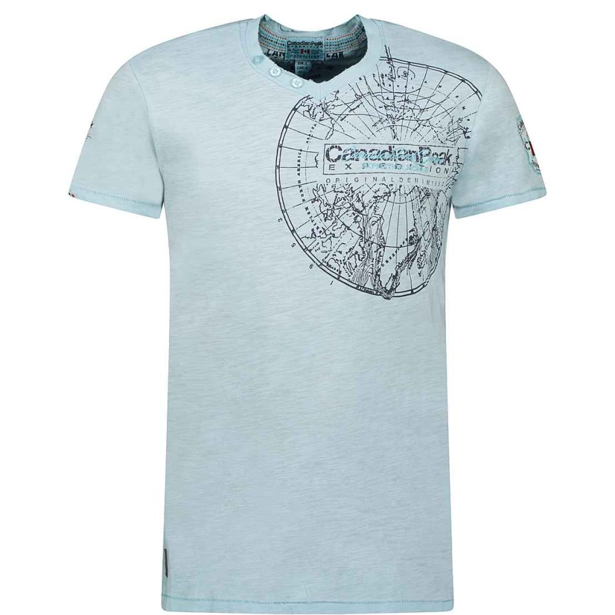 Homme Canadian Peak T-Shirt | Jimperableak Sky Blue Rm Men 249