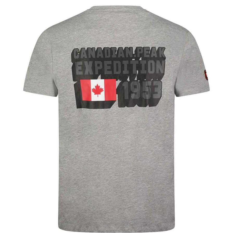 Homme Canadian Peak T-Shirt | Jistereak Bgrey Rm Men 249