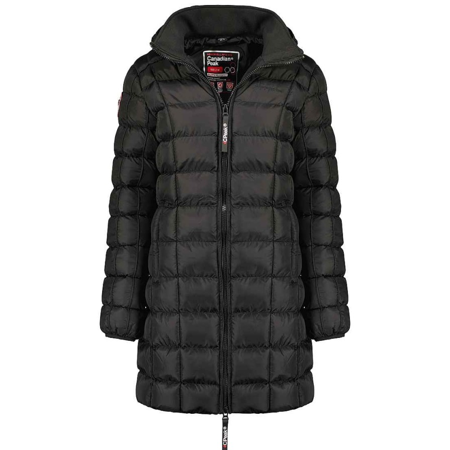 Femme Canadian Peak Blouson | Bambolineak Long Black Rm Lady 079