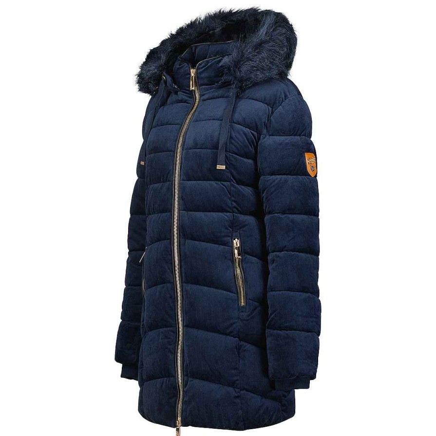 Femme Canadian Peak Parka | Biloveak Long Navy Rm Cp Lady 001