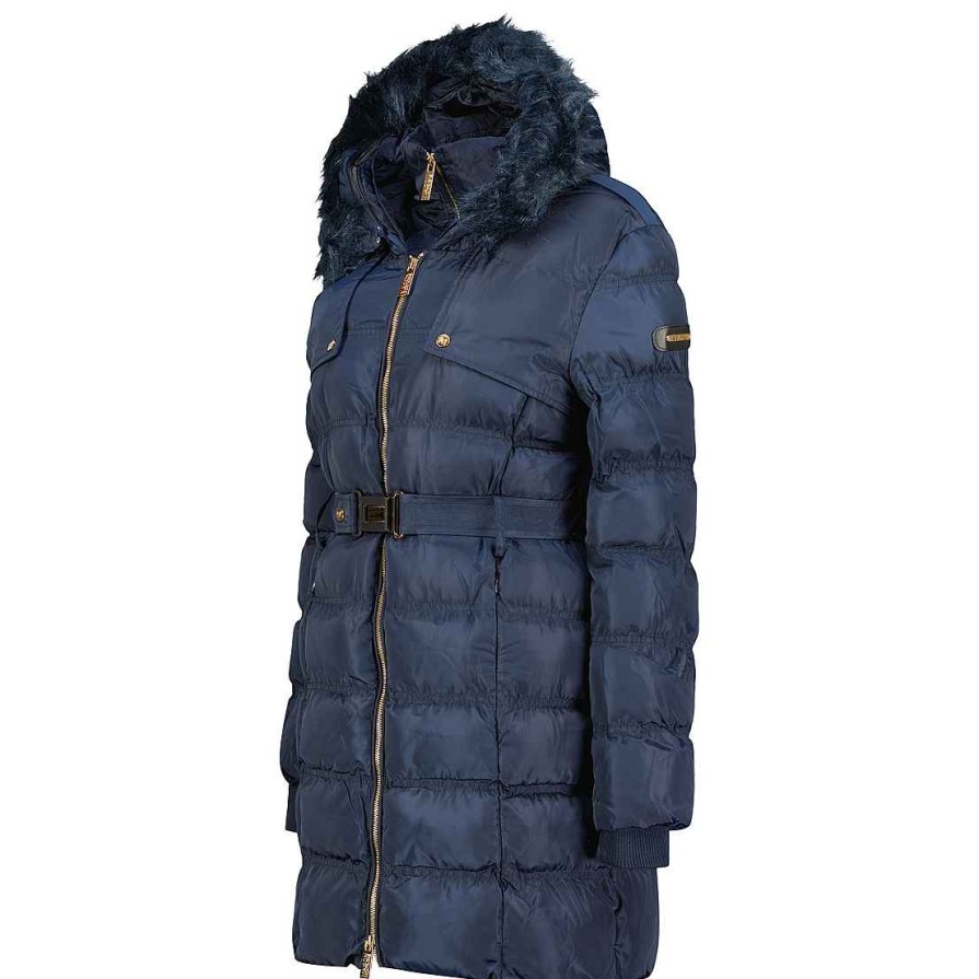 Femme Canadian Peak Parka | Diamai Long Navy Rm Lady 054