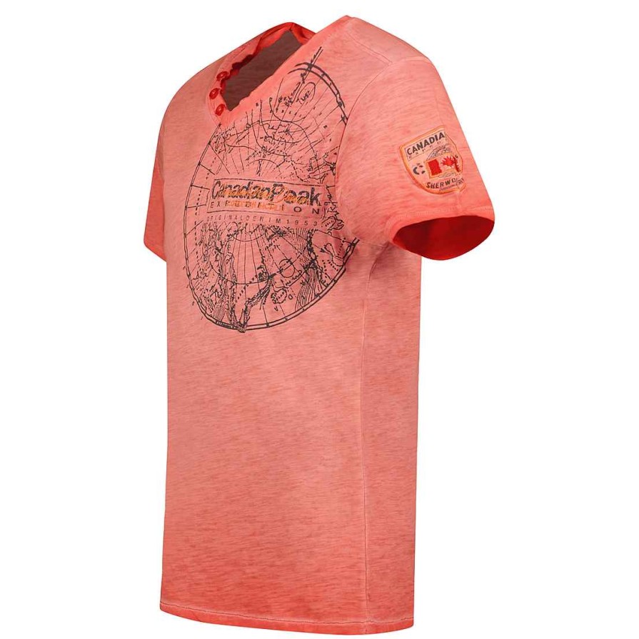 Homme Canadian Peak T-Shirt | Jimperableak Corail Rm Men 249