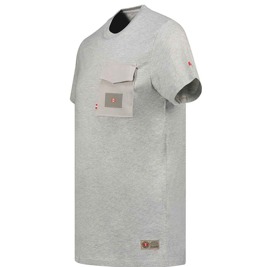 Homme Canadian Peak T-Shirt | Josseak Bgrey Rm Men 235