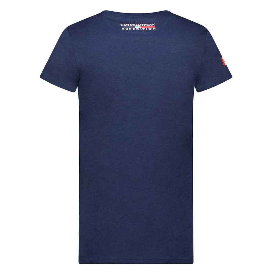 Homme Canadian Peak T-Shirt | Jurbeak Navy Rm Men 235