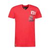 Homme Canadian Peak T-Shirt | Jantrail Red Rm Cp Men 249