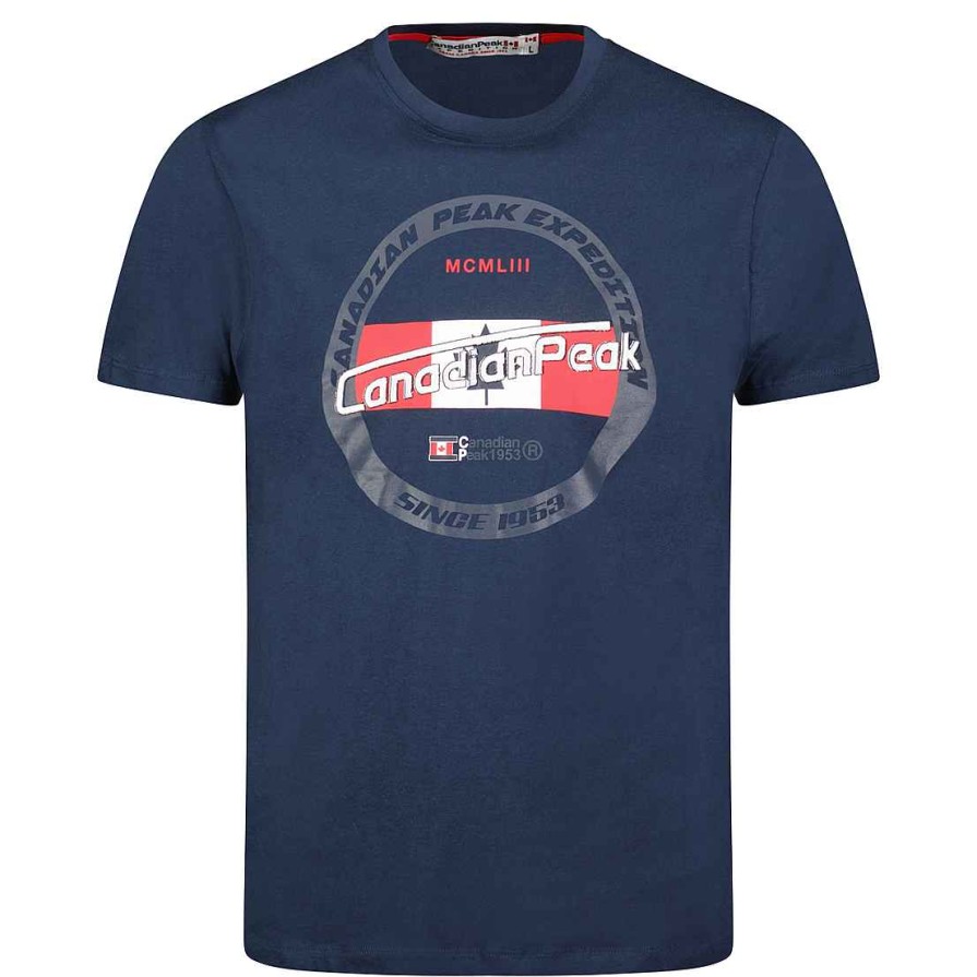 Homme Canadian Peak T-Shirt | Jariseak Navy Rm Men 249