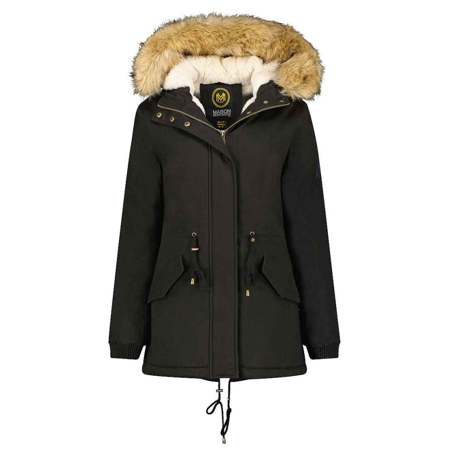 Femme Canadian Peak Parka | Ampumai Black Mt Lady 056