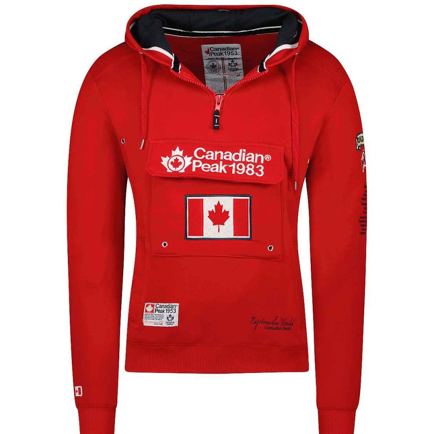 Homme Canadian Peak Transpirer | Galapagos Red Cp Men 054 Pop