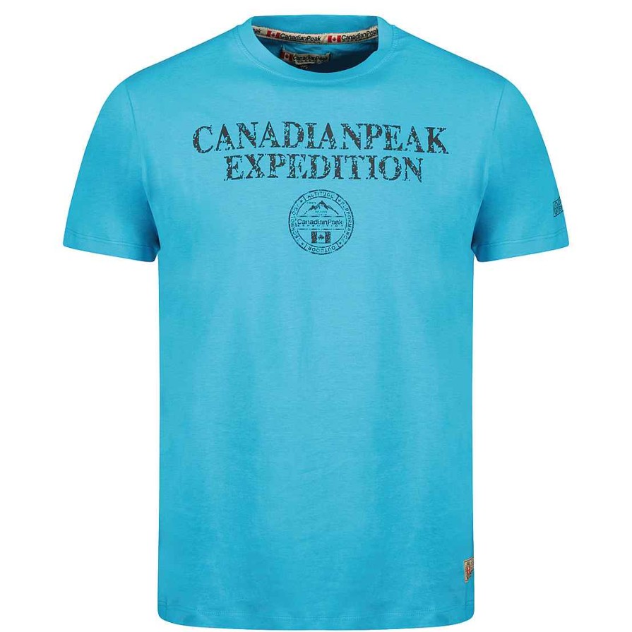 Homme Canadian Peak T-Shirt | Jvickeak Turquoise Rm Men 249