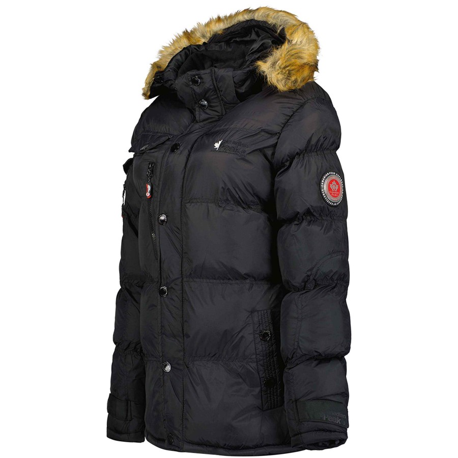 Femme Canadian Peak Parka | Bukka Black Cp Rm Lady 021