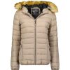 Femme Canadian Peak Blouson | Atocha Taupe Cp Bs Lady 001