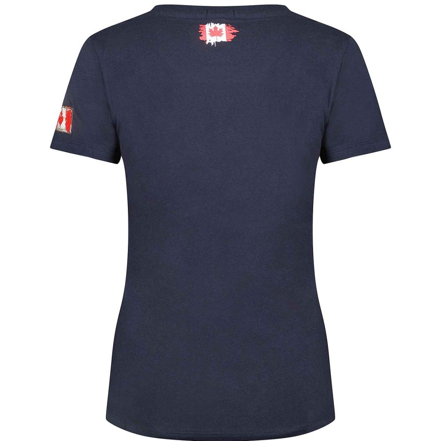 Femme Canadian Peak T-Shirt | Jarryeak Navy Rm Lady 419