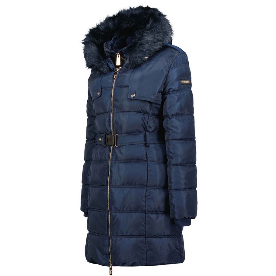 Femme Canadian Peak Parka | Diamentereak Long Navy Cp Lady Bs 054