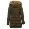 Femme Canadian Peak Parka | Charlizeak Kaki Lady Cp 054