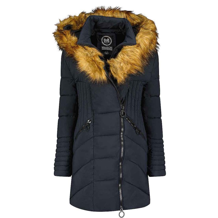 Femme Canadian Peak Parka | Chamai Navy Rm Lady 068