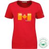 Femme Canadian Peak T-Shirt | Jonquilleak Red Rm Lady 204