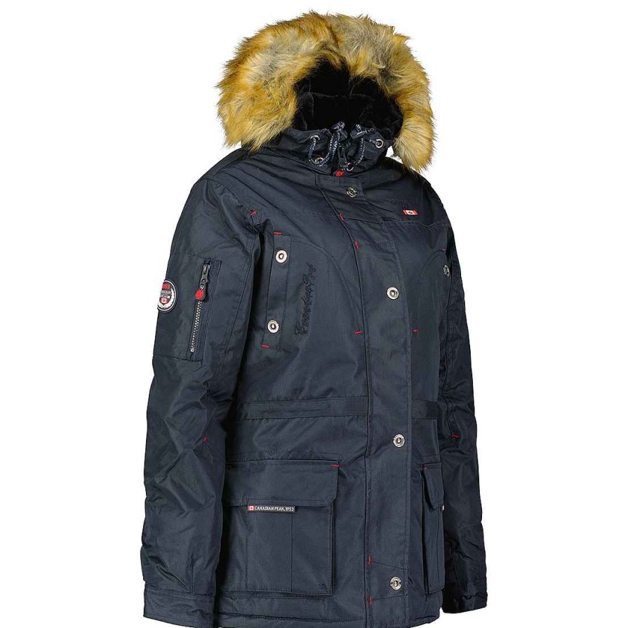 Femme Canadian Peak Parka | Acheak Navy Cp Rm Lady 068