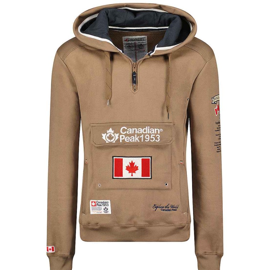 Homme Canadian Peak Transpirer | Galapagos Taupe Cp Men 054 Rm