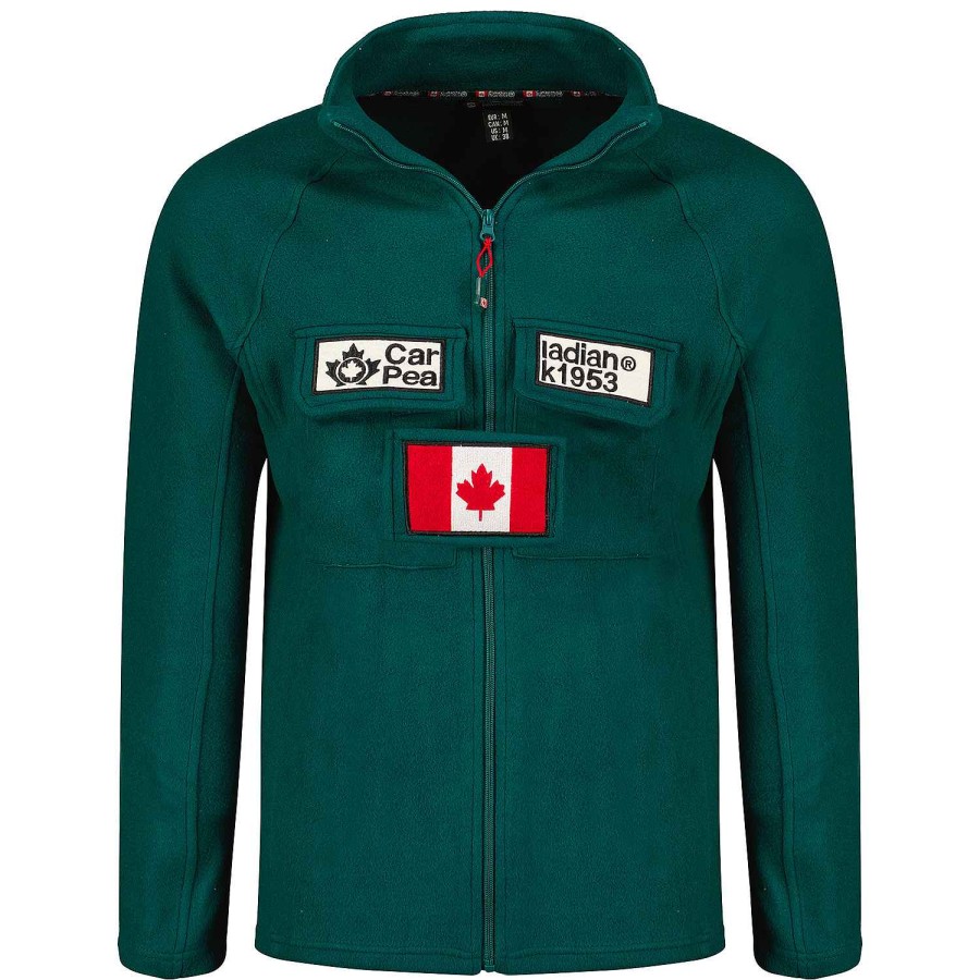 Homme Canadian Peak Polaire | Tantouneak Fz Dgreen Rm Men 235