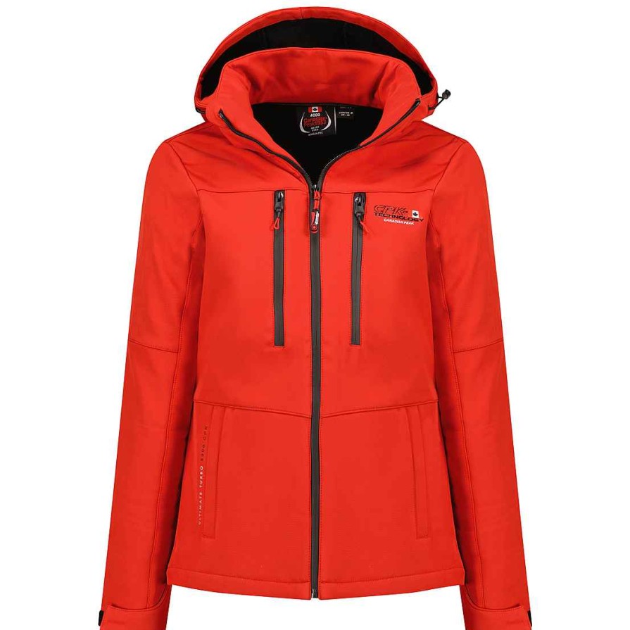 Femme Canadian Peak Coquille Souple | Timmexeak Red Rm Lady 068