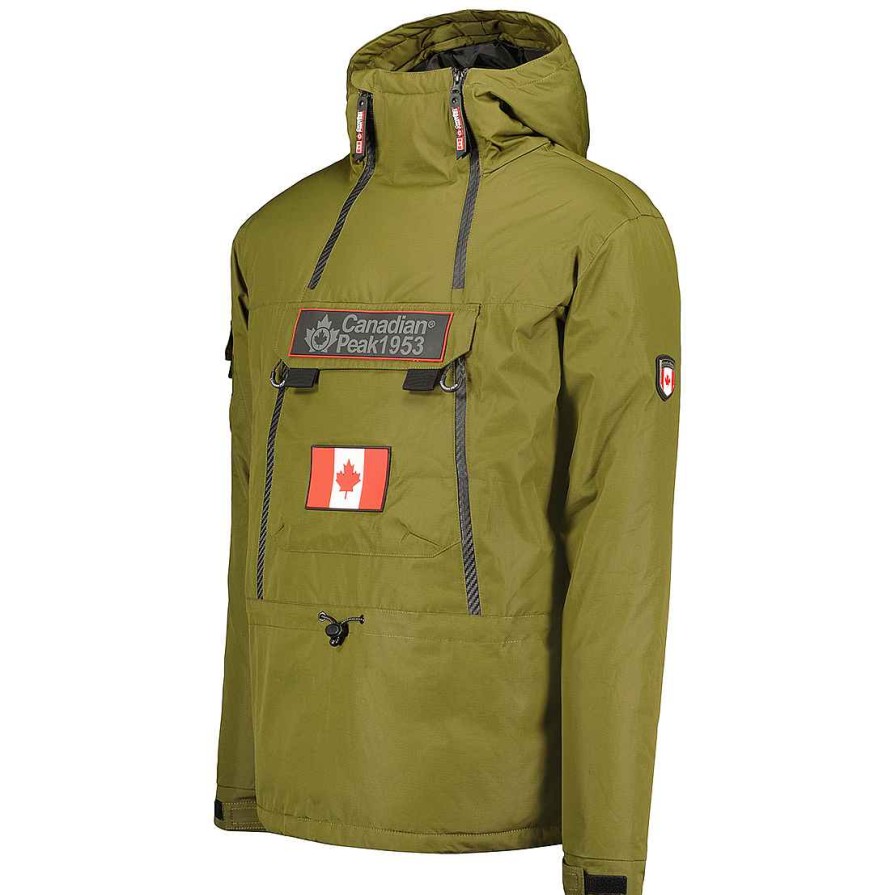 Homme Canadian Peak Parka | Benyamineak Kaki Rm Men 054