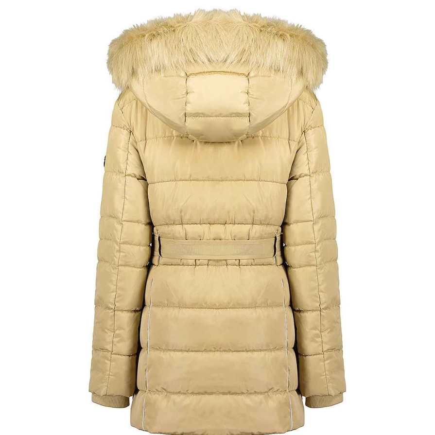 Femme Canadian Peak Parka | Beckeak Beige Cp Lady 054