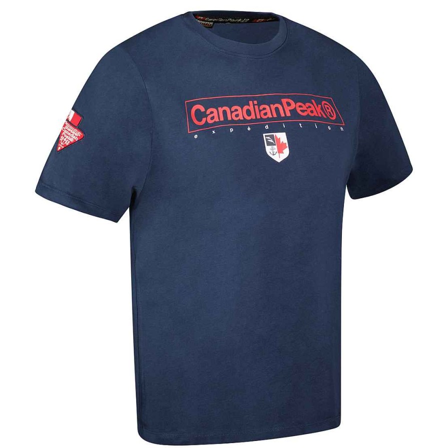 Homme Canadian Peak T-Shirt | Jotruneak Navy Rm Men 249