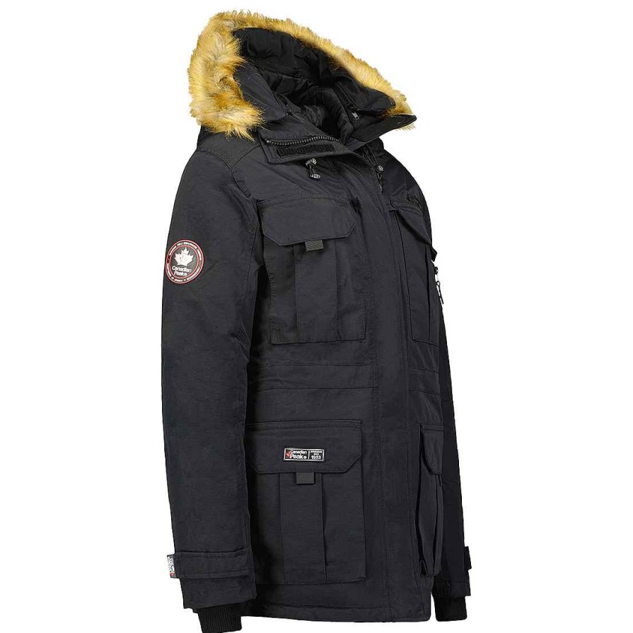 Femme Canadian Peak Parka | Babiloneak Cp Black Lady 054