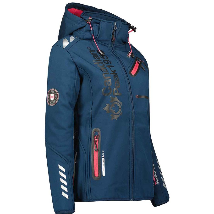 Femme Canadian Peak Coquille Souple | Reineak Navy Lady 056