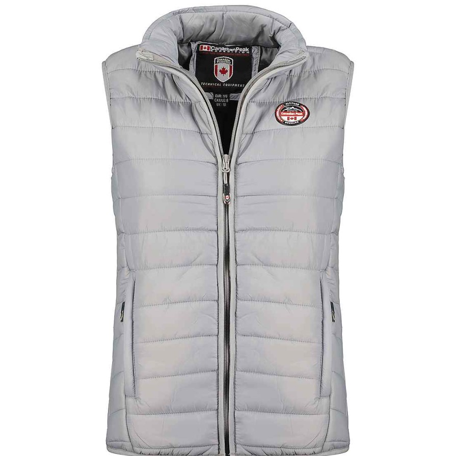 Femme Canadian Peak Gilet | Vatikeak Basic Lgrey Cp Rm Lady 233