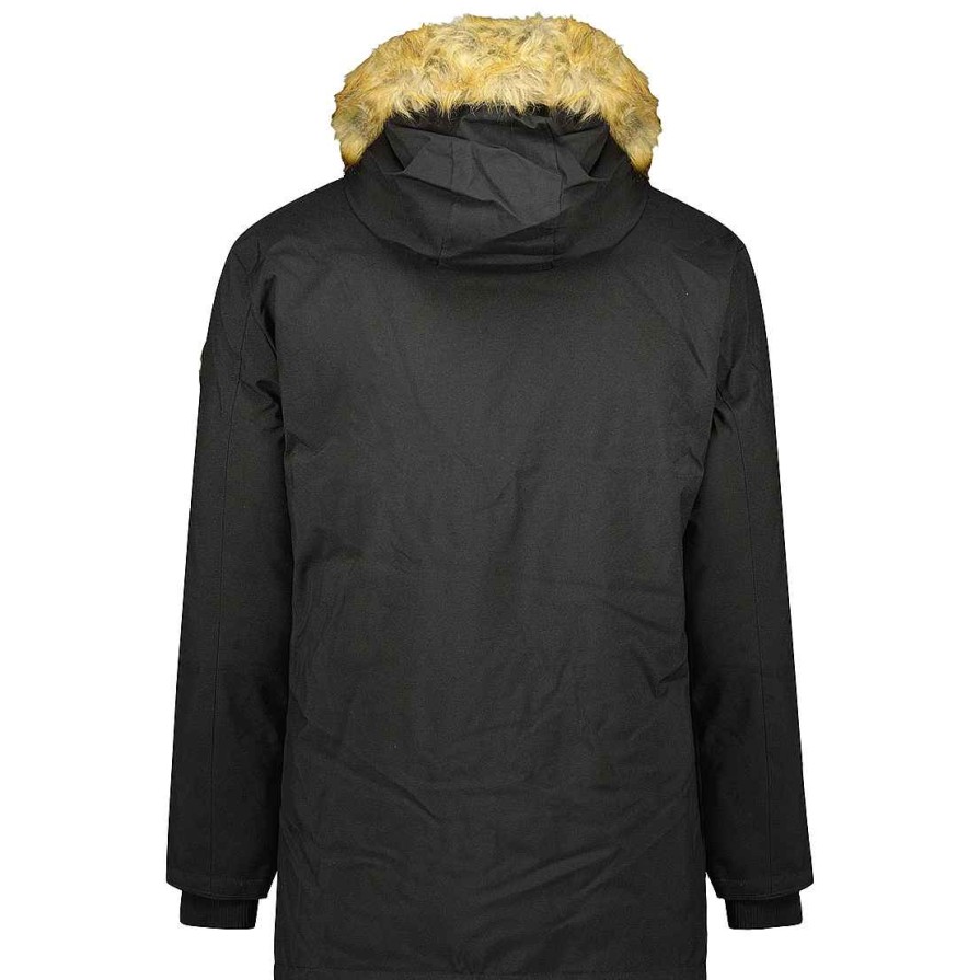 Homme Canadian Peak Parka | Bagweak Black Cp Rm Men 001