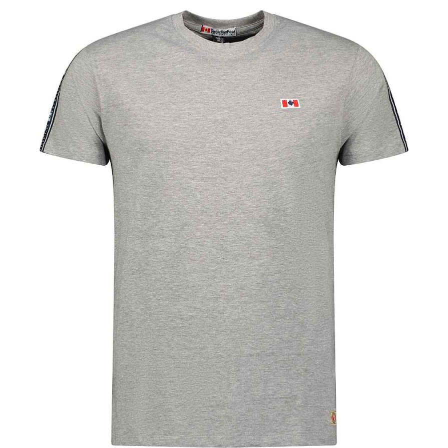 Homme Canadian Peak T-Shirt | Javengeak Bgrey Rm Men 249