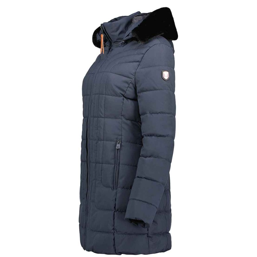 Femme Canadian Peak Parka | Braceleak Navy Rm Bs Lady 001