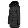 Femme Canadian Peak Parka | Bettineak Black Rm Bs Lady 054