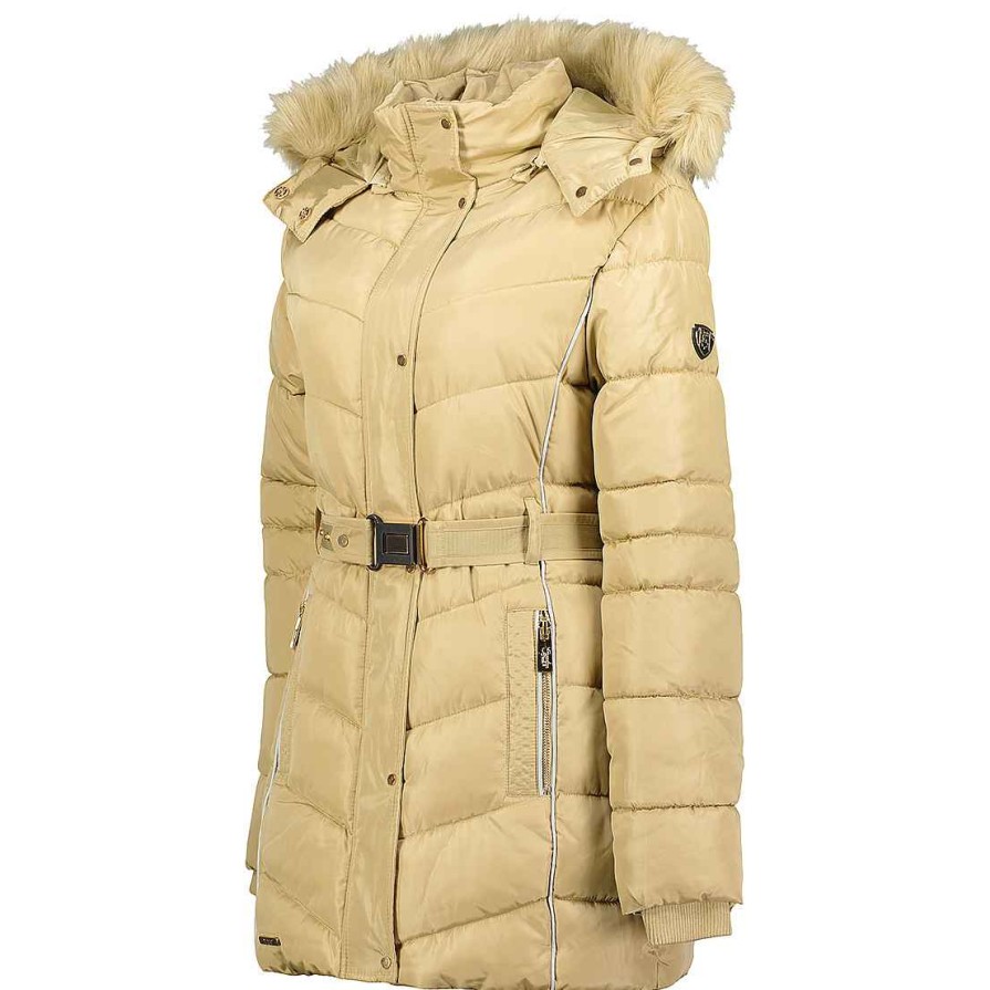 Femme Canadian Peak Parka | Beckeak Beige Cp Lady 054