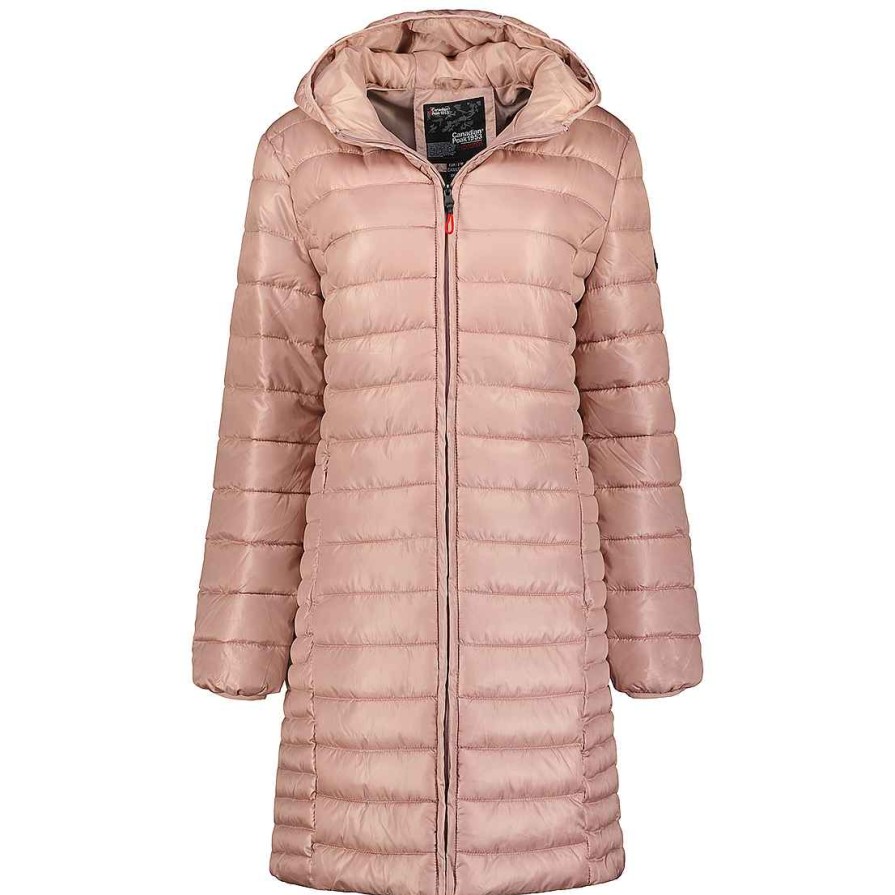 Femme Canadian Peak Blouson | Colombiana Long Hood Old Pink Rm Cp Lady 096