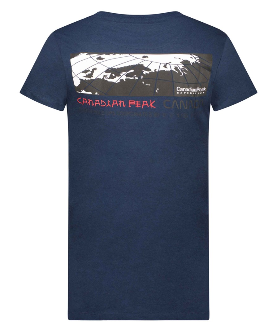 Homme Canadian Peak T-Shirt | Jholmeak Navy Rm Men 249