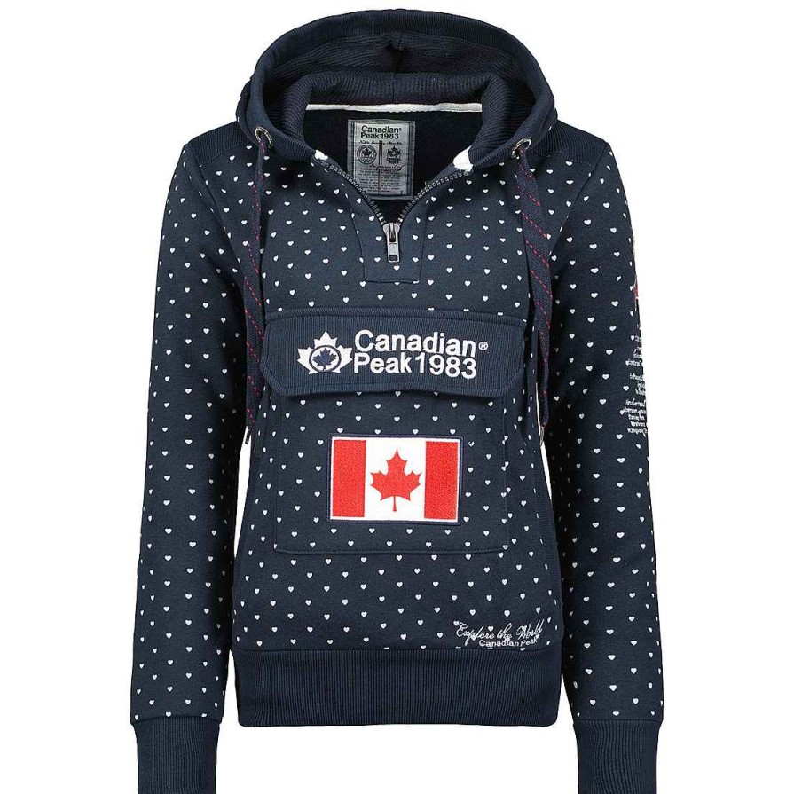 Femme Canadian Peak Transpirer | Gyrelle Coeur Navy Lady 100 Rm