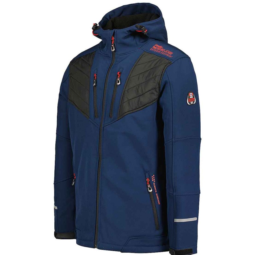 Homme Canadian Peak Coquille Souple | Tarkneak Navy Rm Men 009