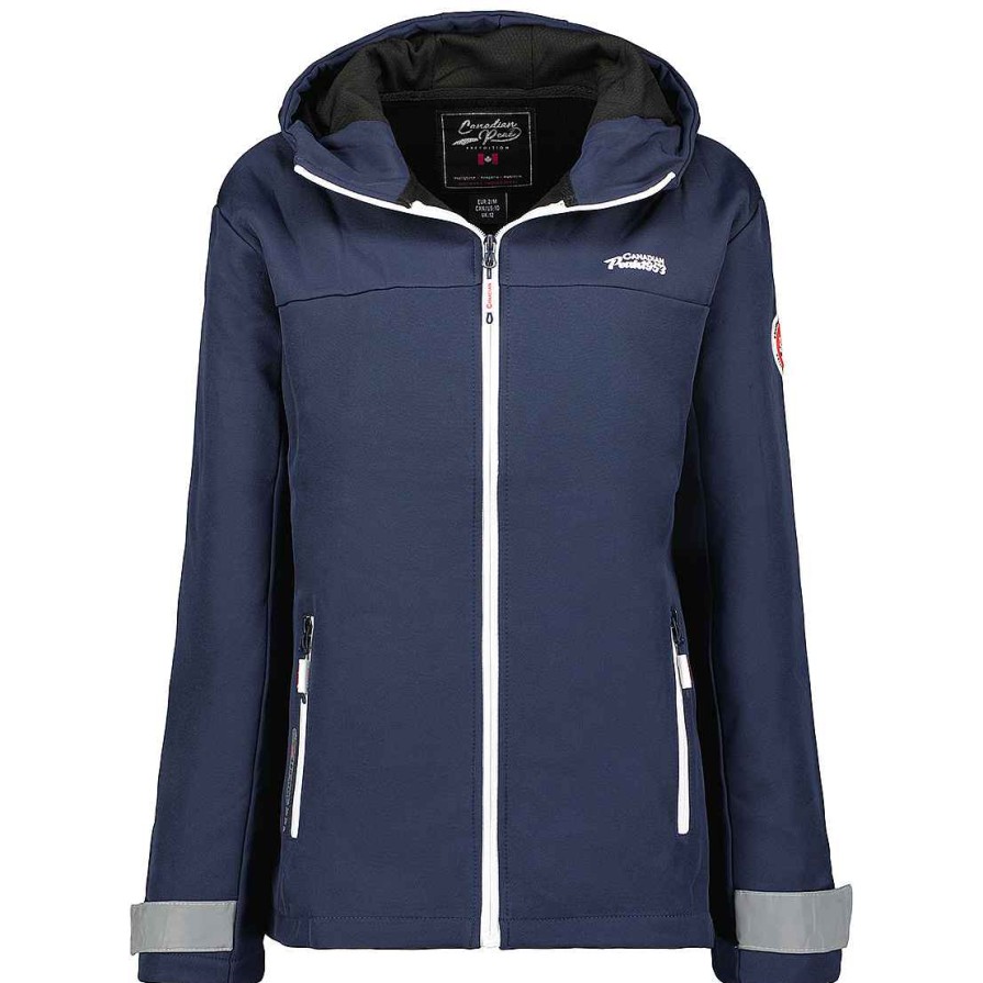 Femme Canadian Peak Coquille Souple | Tanyeak Navy Lady Cp Rm 090