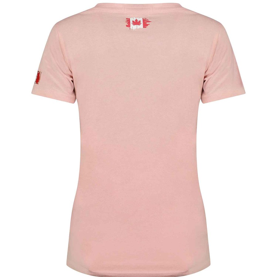 Femme Canadian Peak T-Shirt | Jarryeak Light Pink Rm Lady 419