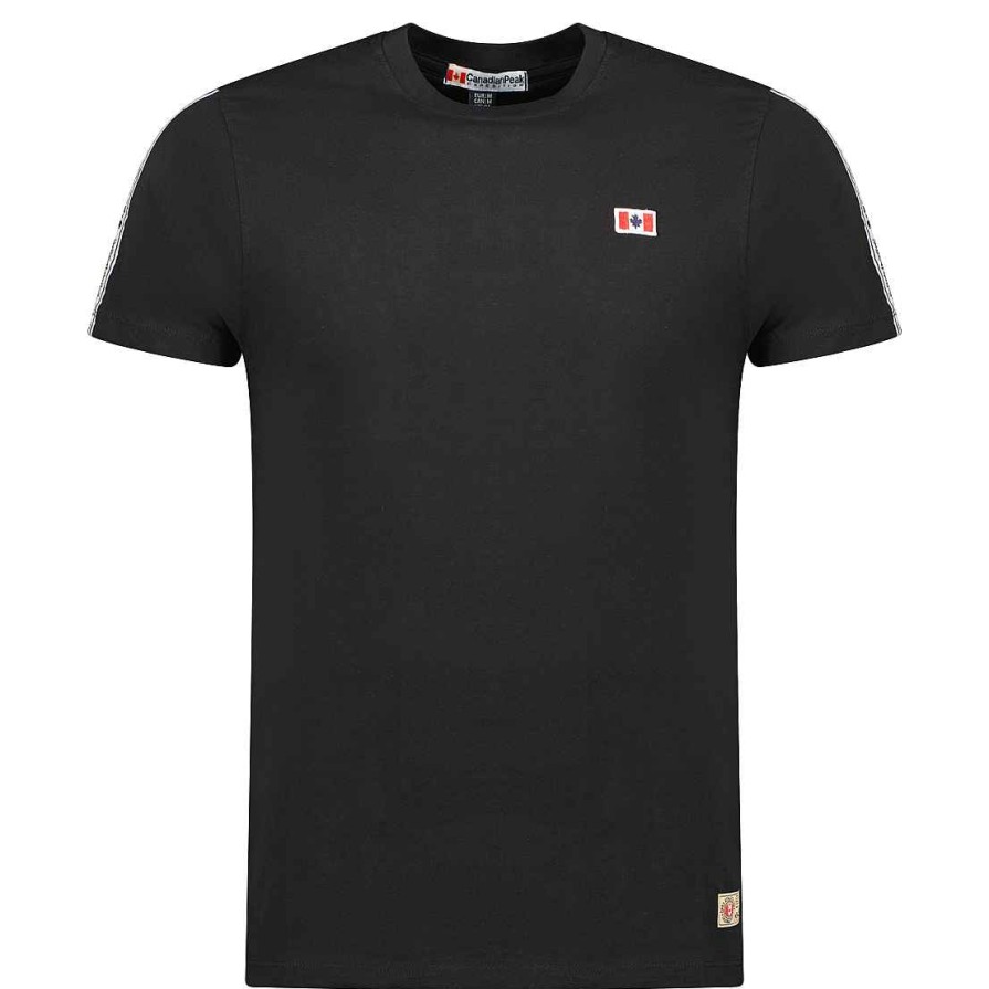 Homme Canadian Peak T-Shirt | Javengeak Black Rm Men 249