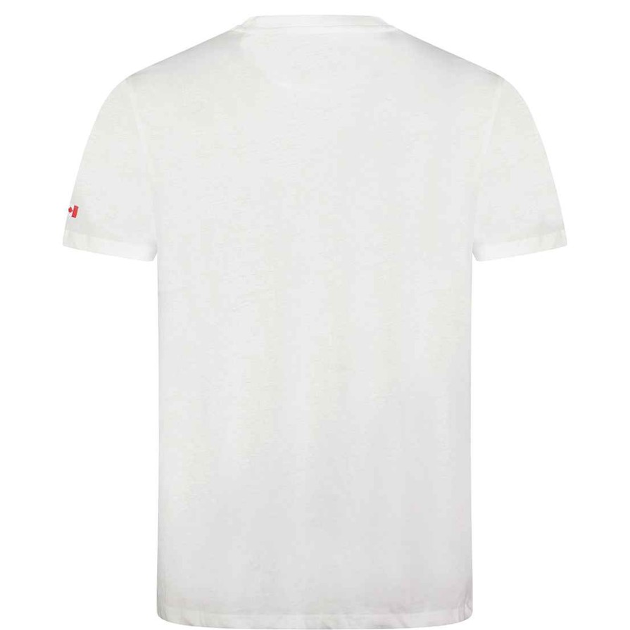 Homme Canadian Peak T-Shirt | Jhageneak White Rm Men 249