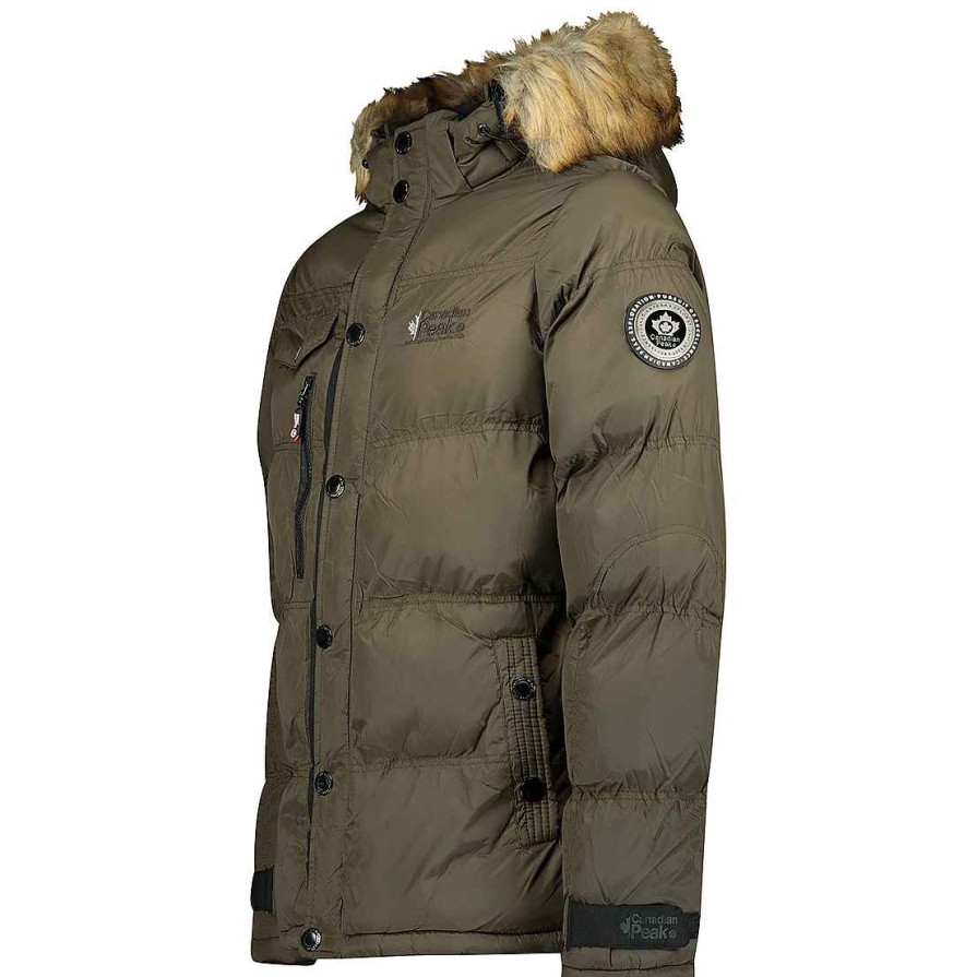 Homme Canadian Peak Parka | Bukkateak Kaki Cp Rm Men 021